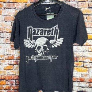 Vintage Nazareth North American Tour Rock Band T Shirt 80s